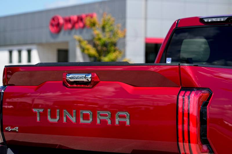 A view of a 2024 Toyota Tundra 4x4 truck.
