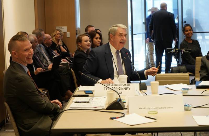 Ted McKinney, CEO of the National Association of State Departments of Agriculture, speaks at the 2025 Winter Policy Conference.